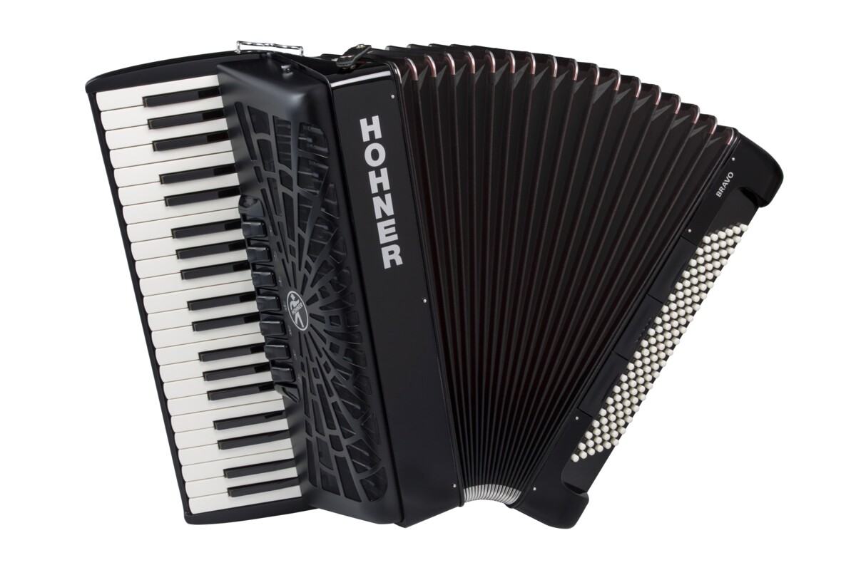 Hohner Bravo III 120 CZARNY - akordeon klawiszowy Hohner Bravo III 120 CZARNY - akordeon klawiszowy