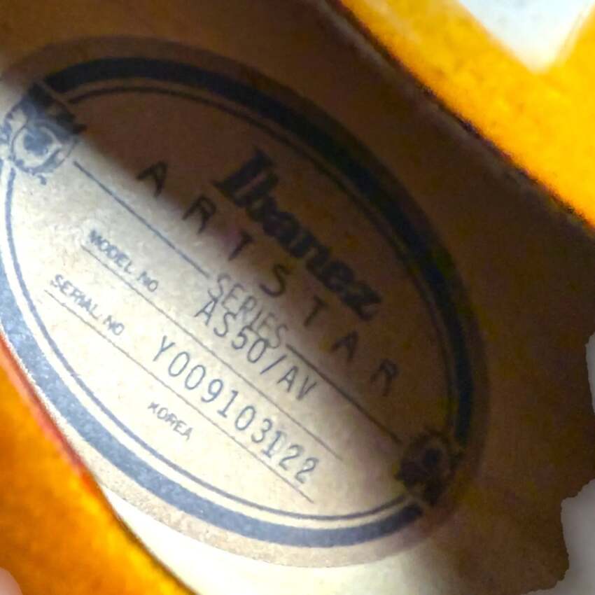 Ibanez Artstar AS50 2000 - Antique Violin8 Ibanez Artstar AS50 2000 - Antique Violin8