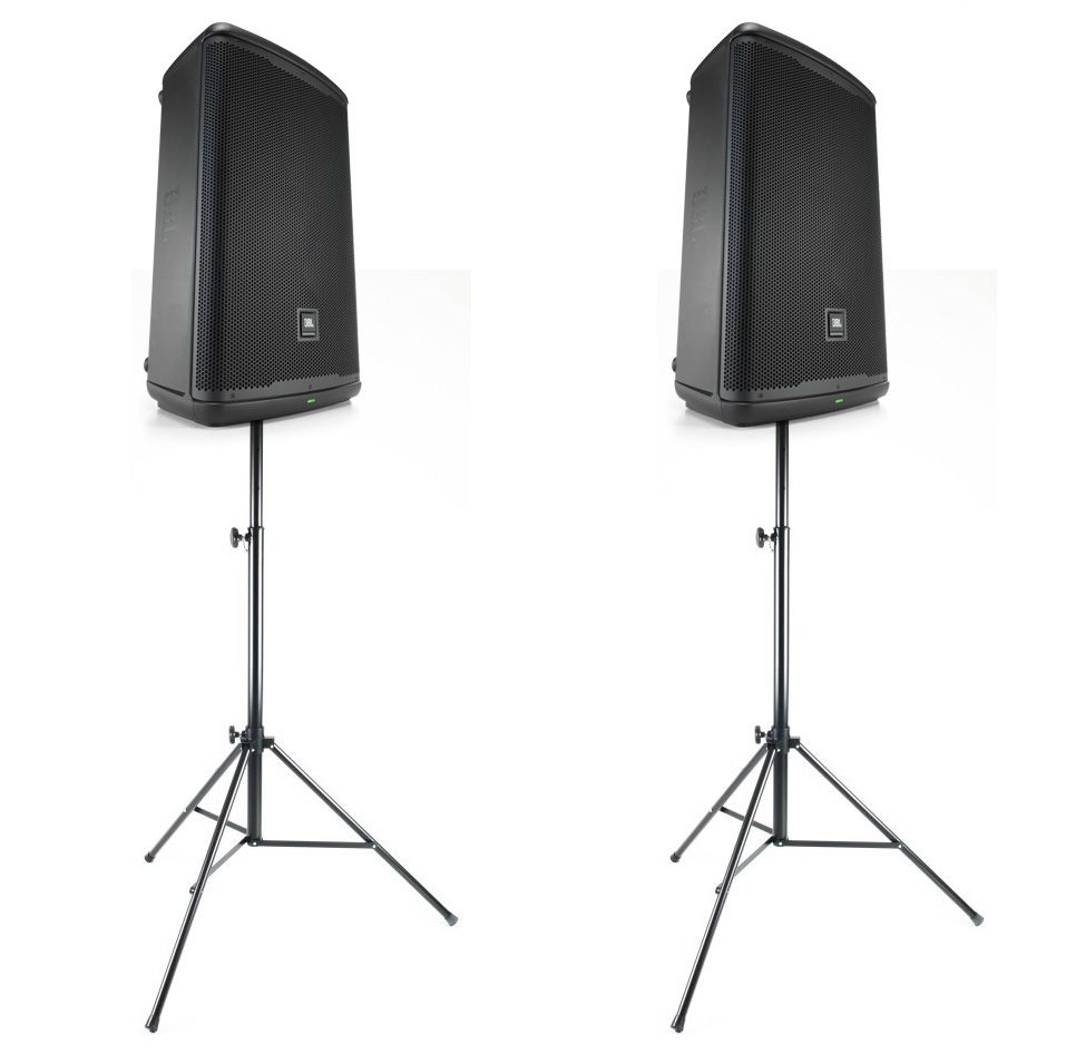 JBL 2x EON 715 - kolumna aktywna (para) + statywy JBL 2x EON 715 - kolumna aktywna (para) + statywy