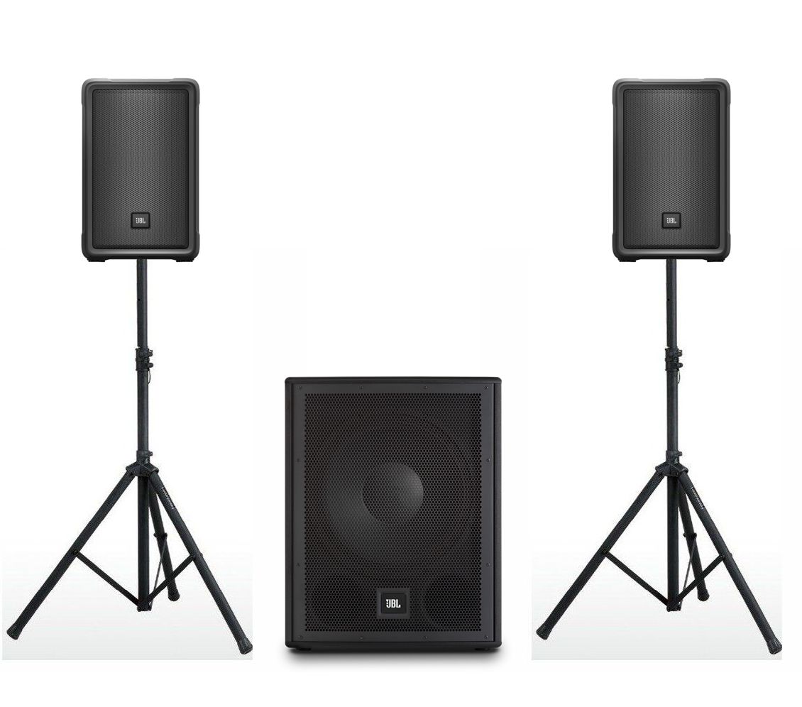JBL 2x IRX108BT + IRX115S - aktywny zestaw nagłośnieniowy z bluetooth JBL 2x IRX108BT + IRX115S - aktywny zestaw nagłośnieniowy z bluetooth