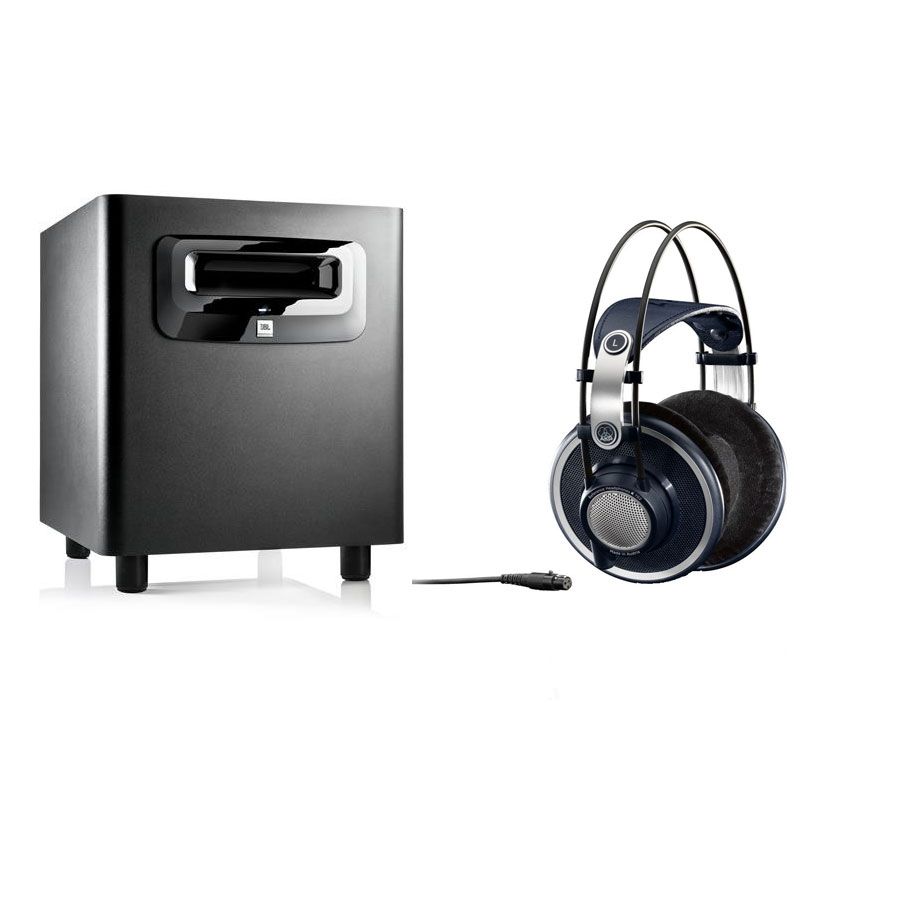 JBL LSR 310s + AKG K702 - subwoofer aktywny + słuchawki JBL LSR 310s + AKG K702 - subwoofer aktywny + słuchawki