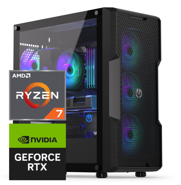 Komputer Gamingowy Ryzen 7 7800x3D/16GB RAM/1000GB SSD/RTX5070 Ti Win 11