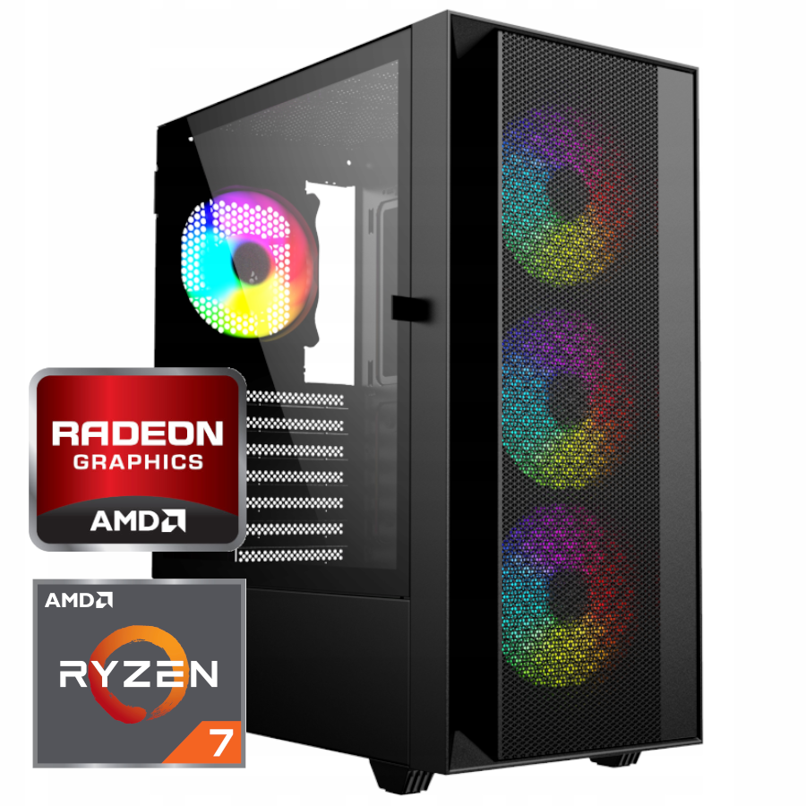 Komputer Gamingowy Ryzen 7 7800x3D/64GB RAM/2000GB SSD/RX 9060 XT 16GB Komputer Gamingowy Ryzen 7 7800x3D/64GB RAM/2000GB SSD/RX 9060 XT 16GB