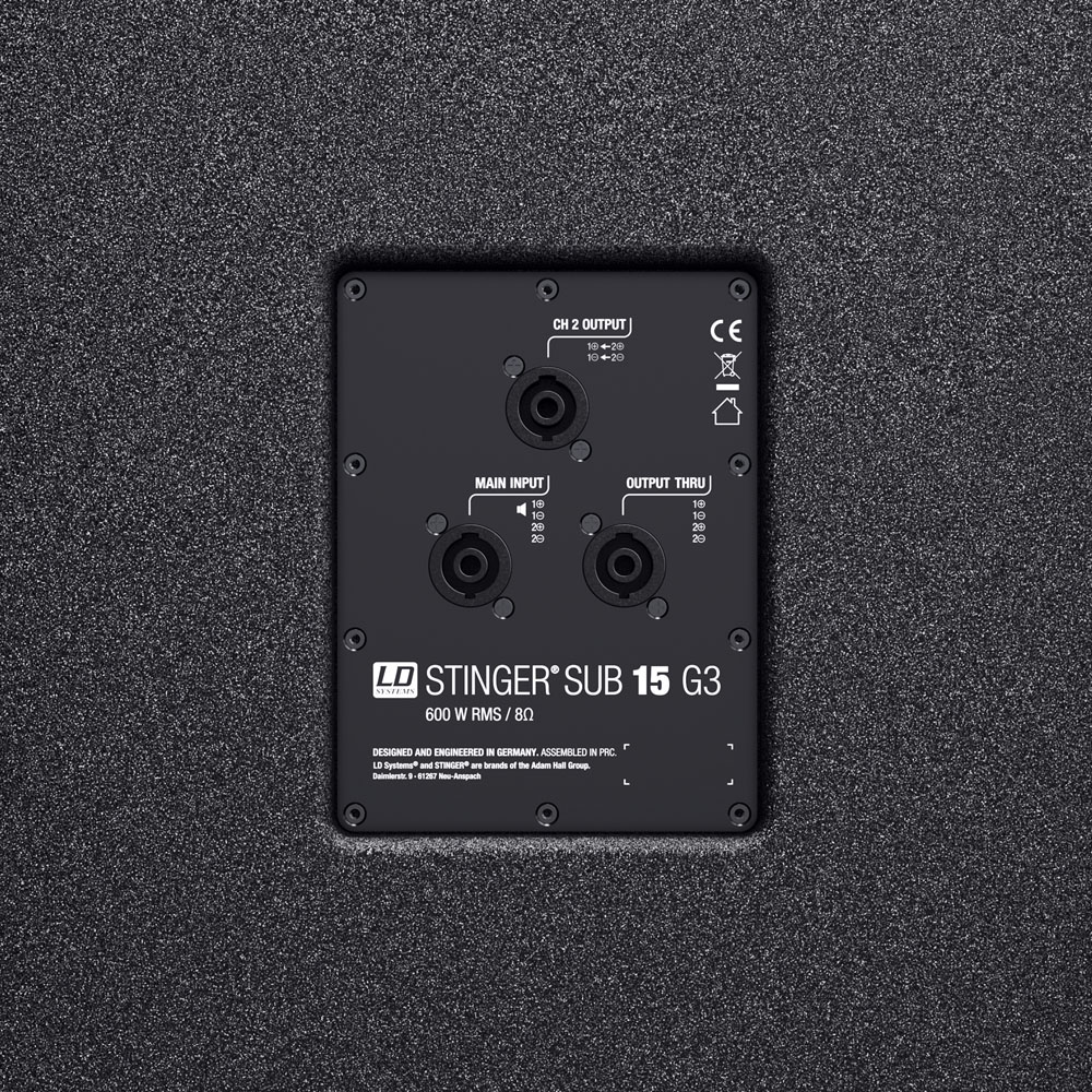 LD Systems STINGER SUB 15 G3 - Passive 15 Bass Reflex PA Speaker5 LD Systems STINGER SUB 15 G3 - Passive 15 Bass Reflex PA Speaker5