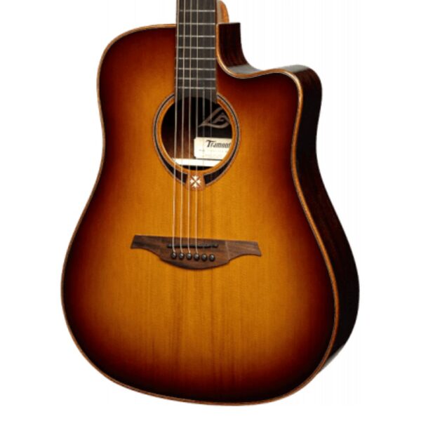 Lag T118DCE-BRS Dreadnought Cutaway Acoustic-Electric Brown Shadow ][ Gitara elektro-akustyczna