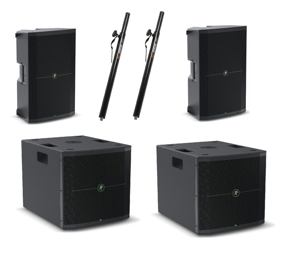 MACKIE 2x THUMP 212 + 2x THUMP 115 S - zestaw nagłośnieniowy MACKIE 2x THUMP 212 + 2x THUMP 115 S - zestaw nagłośnieniowy