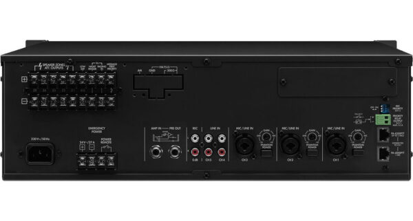 Monacor PA-1240 - wzmacniacz wielostrefowy0