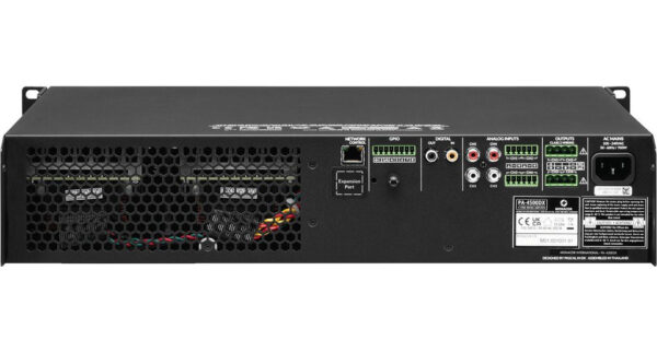 Monacor PA-4500DX - Wielofunkcyjny, 4-strefowy wzmacniacz matrycowo-miksujący0