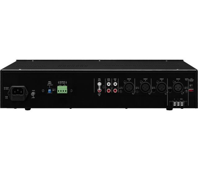 Monacor PA-928D - Cyfrowy wzmacniacz miksujący PA, mono, 280W RMS1 Monacor PA-928D - Cyfrowy wzmacniacz miksujący PA, mono, 280W RMS1