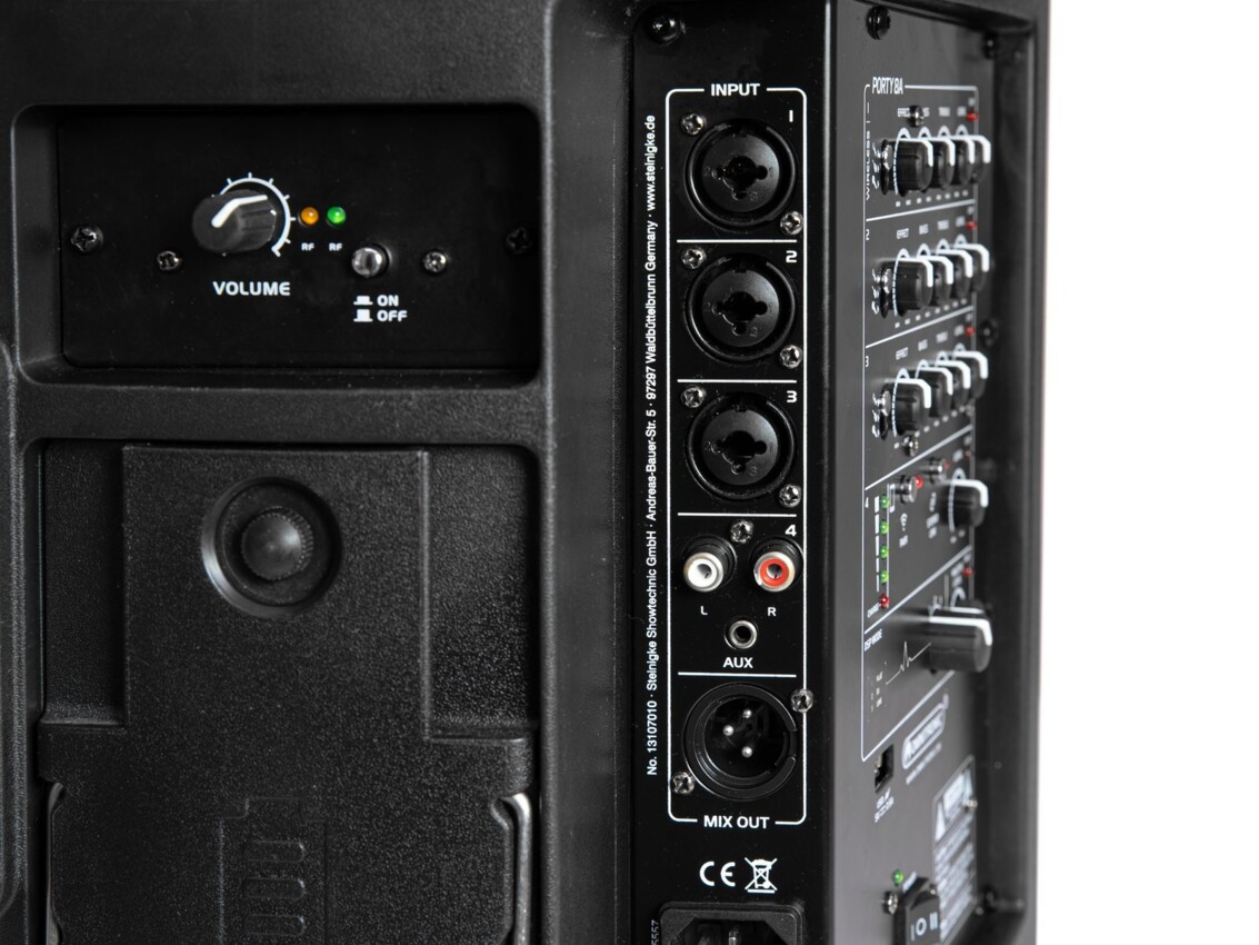 OMNITRONIC PORTY-8A Wireless PA System - mobilna kolumna PA4 OMNITRONIC PORTY-8A Wireless PA System - mobilna kolumna PA4