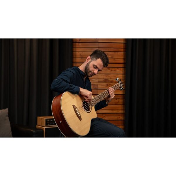 Ortega D7CE-5 ][ 5-strunowa akustyczna gitara basowa0