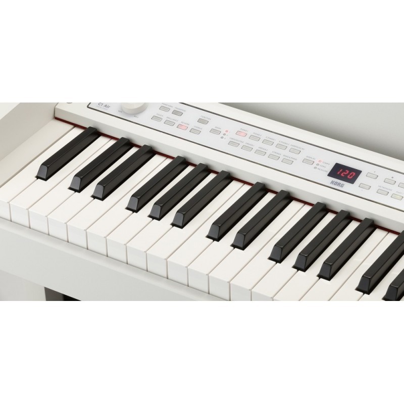 Pianino cyfrowe Korg C1 Air WH + ława + słuchawki w zestawie2 Pianino cyfrowe Korg C1 Air WH + ława + słuchawki w zestawie2