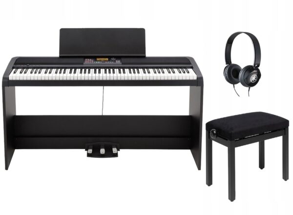 Pianino cyfrowe Korg XE20 SP + ława + słuchawki w zestawie