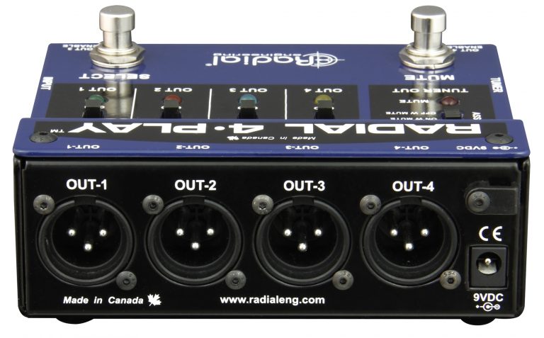 RADIAL 4-Play - Di-box MULTI-OUTPUT dla klawiszy2 RADIAL 4-Play - Di-box MULTI-OUTPUT dla klawiszy2