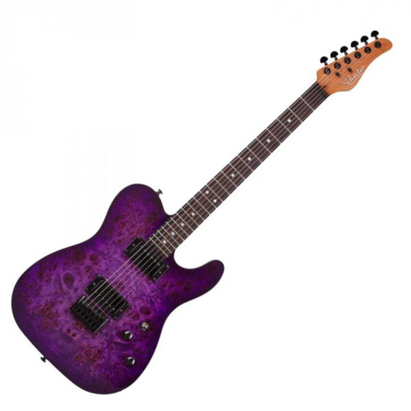 Schecter PT Standard Purple Burst Burl - gitara elektryczna