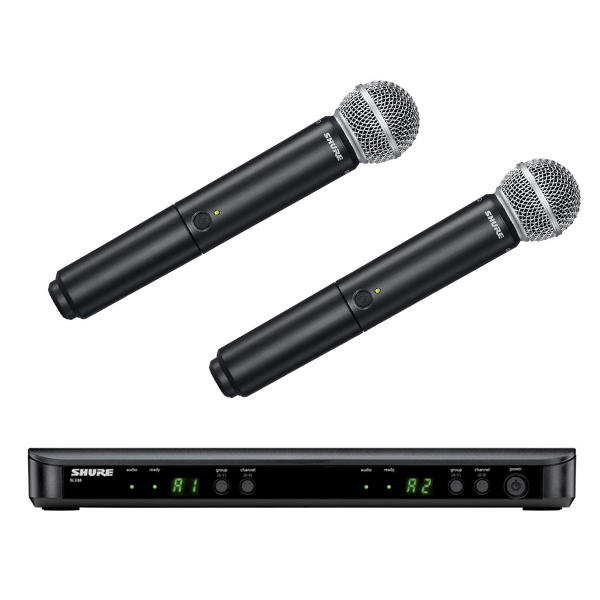 Shure BLX288E/SM58 - system bezprzewodowy