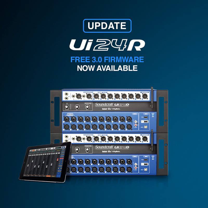 Soundcraft Ui 24R - mikser cyfrowy WiFi/USB/iOS/MP35 Soundcraft Ui 24R - mikser cyfrowy WiFi/USB/iOS/MP35