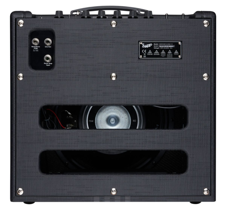 Supro Delta King 12 Black / Black Combo1 Supro Delta King 12 Black / Black Combo1