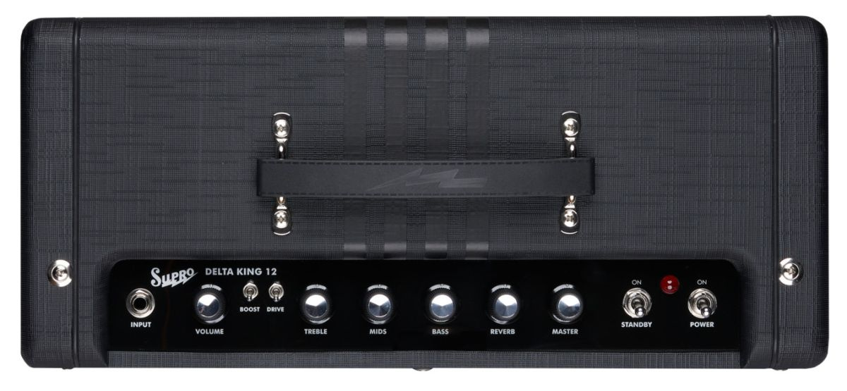 Supro Delta King 12 Black / Black Combo3 Supro Delta King 12 Black / Black Combo3