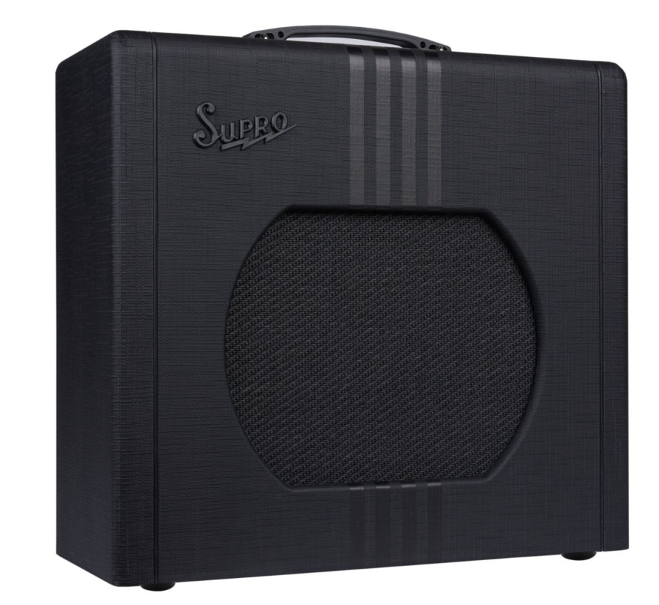 Supro Delta King 12 Black / Black Combo2 Supro Delta King 12 Black / Black Combo2