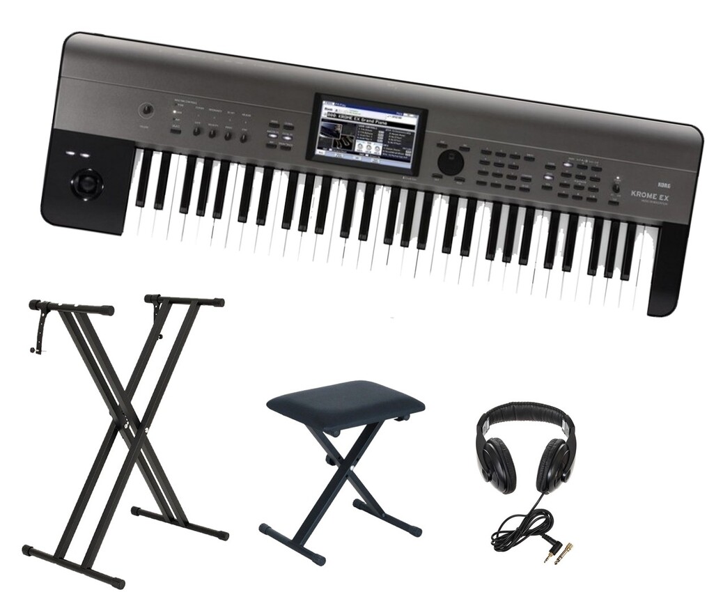 Syntezator Korg Krome61EX +Statyw +Ława +Słuchawki Syntezator Korg Krome61EX +Statyw +Ława +Słuchawki