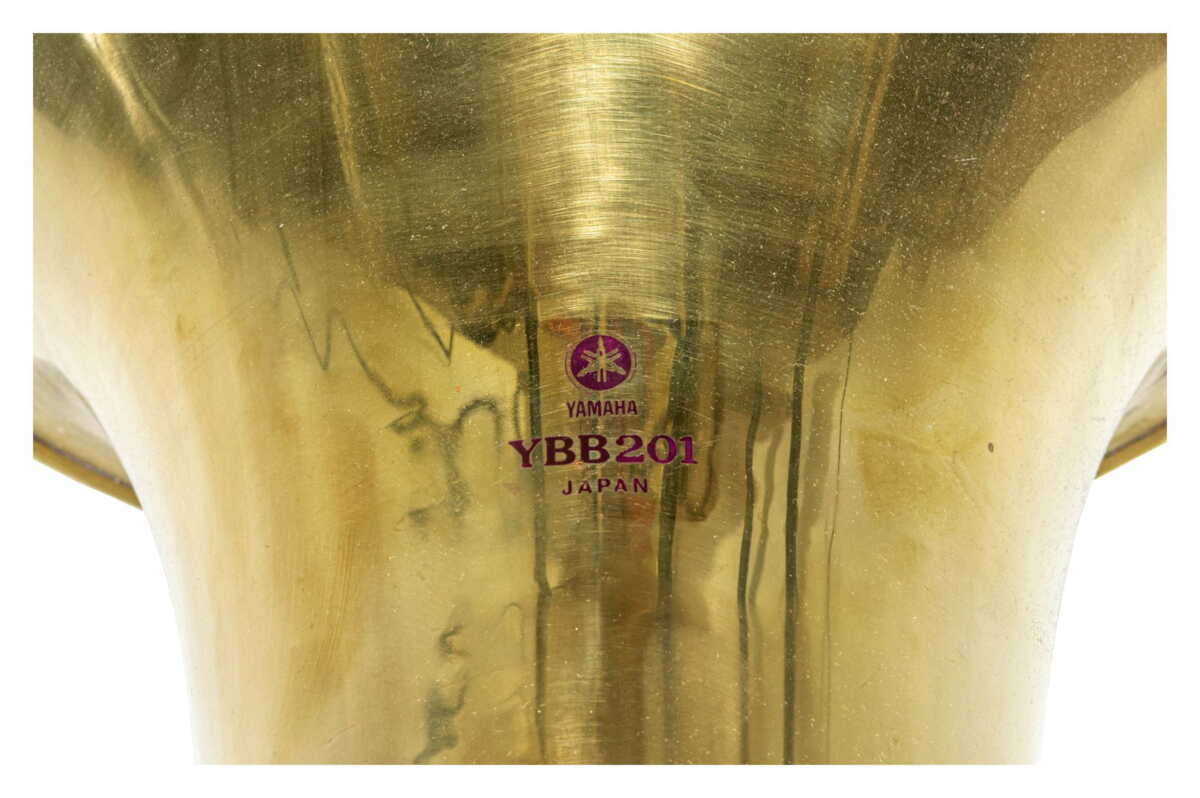 YAMAHA tuba B model YBB-201, używana, nielakierowana, made in Japan, bez futerału, stan dobry, nr seryjny 010024.2 YAMAHA tuba B model YBB-201, używana, nielakierowana, made in Japan, bez futerału, stan dobry, nr seryjny 010024.2