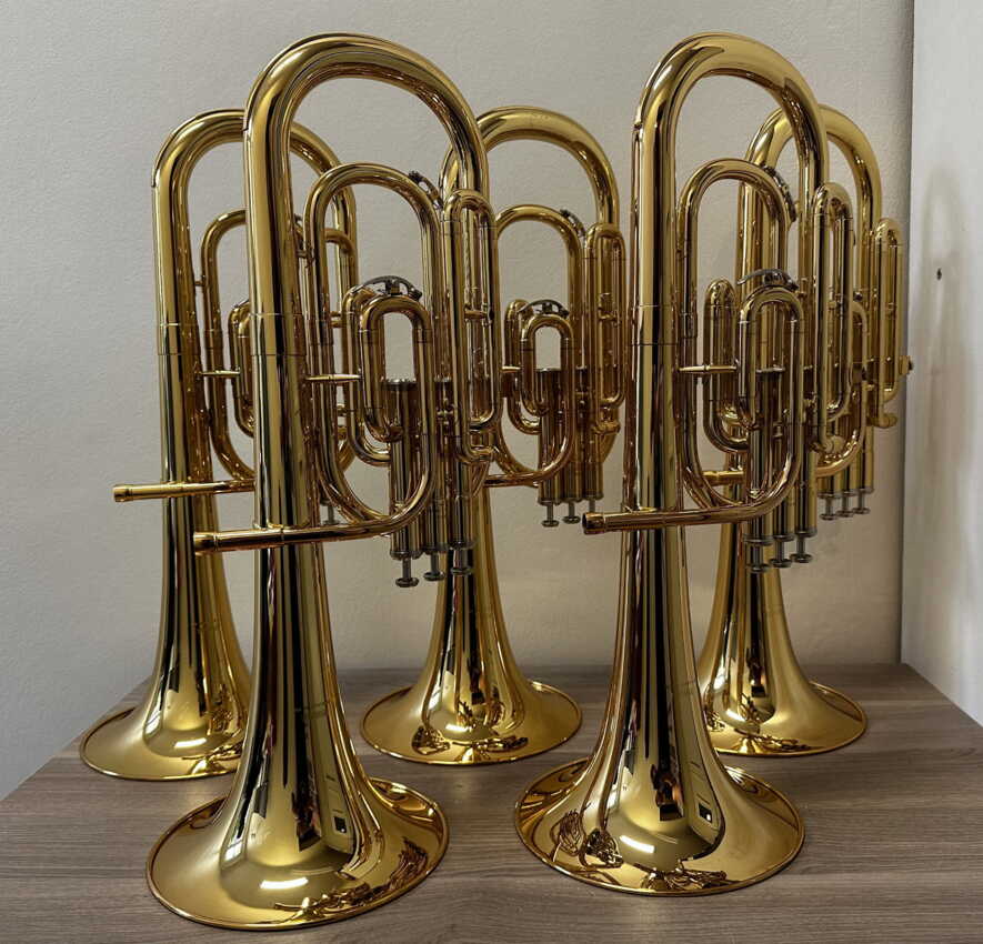 Yamaha YAH-203 sakshorn altowy w stroju Es - 4 sztuki - instrumenty używane Yamaha YAH-203 sakshorn altowy w stroju Es - 4 sztuki - instrumenty używane