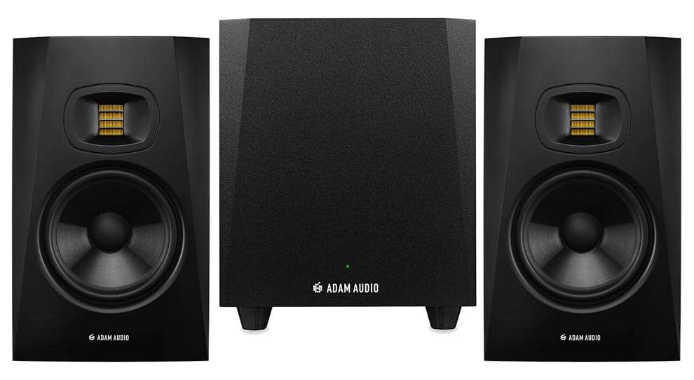 Adam T7V + Adam T10S – zestaw 2.1 (para monitorów aktywnych + subwoofer aktywny) Adam T7V + Adam T10S – zestaw 2.1 (para monitorów aktywnych + subwoofer aktywny)