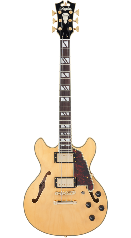 D’Angelico Deluxe Mini DC Satin Honey - gitara elektryczna