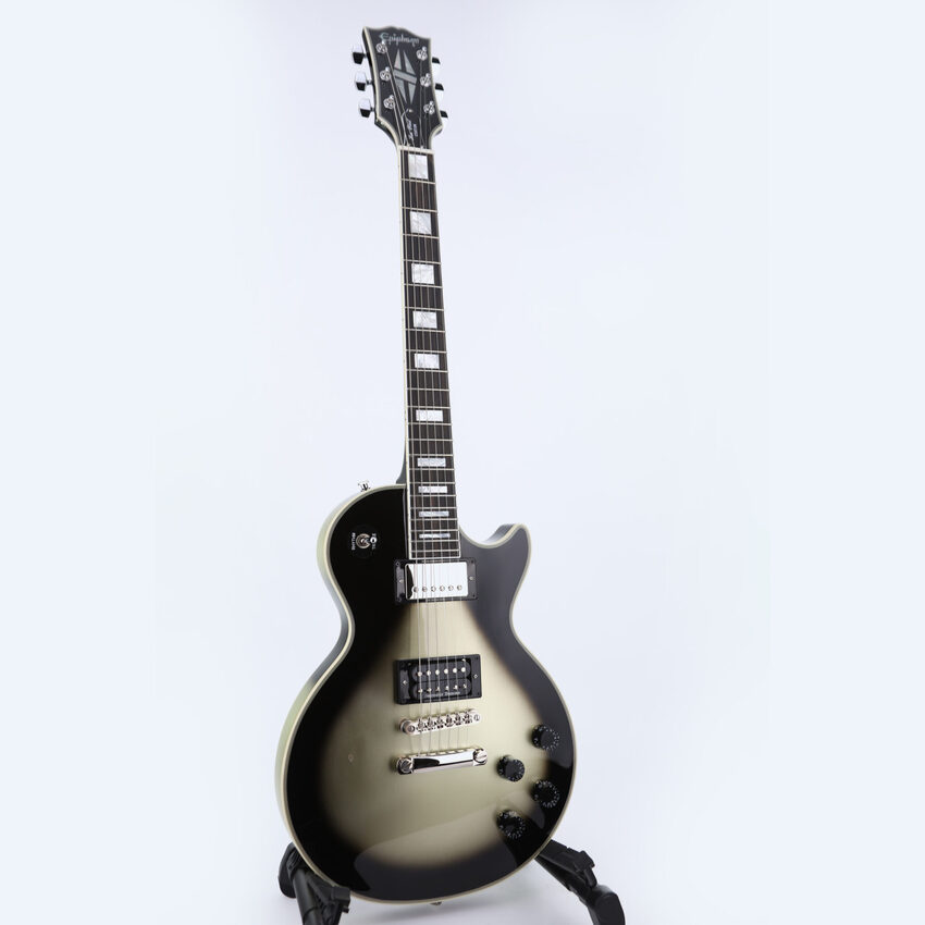 Epiphone Adam Jones 1979 Les Paul Custom (Incl. Protector Case) Antique Silverburst gitara elektryczna1 Epiphone Adam Jones 1979 Les Paul Custom (Incl. Protector Case) Antique Silverburst gitara elektryczna1