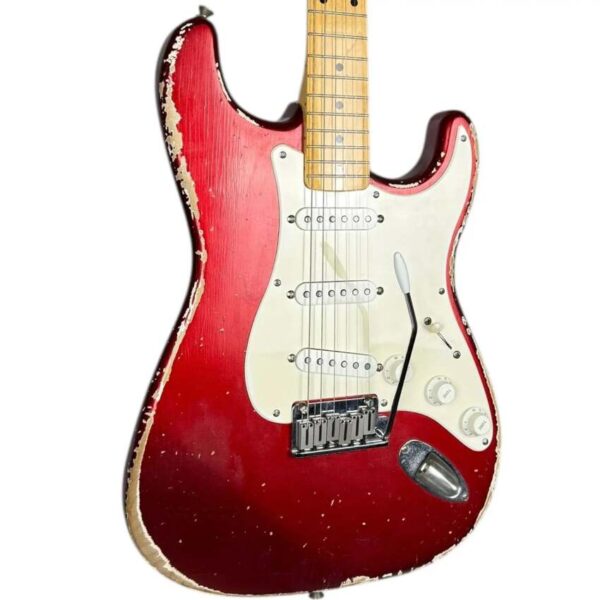 Fender Stratocaster MJT Partcaster - Metallic Red Relic0