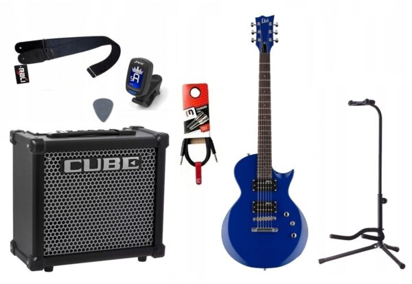 Gitara Elektryczna + Wzmacniacz 10W Tuner Zestaw 810