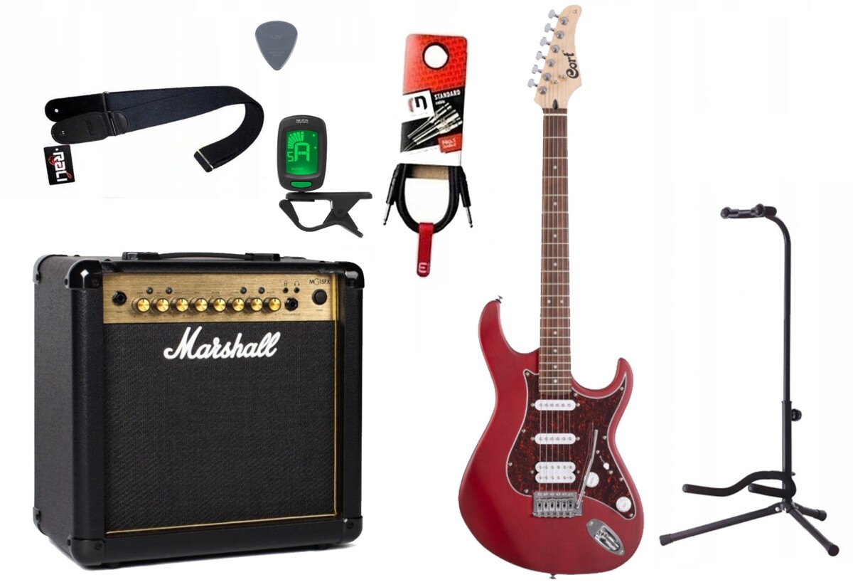 Gitara elektryczna Cort G110 + wzmacniacz - zestaw 1440 Gitara elektryczna Cort G110 + wzmacniacz - zestaw 1440