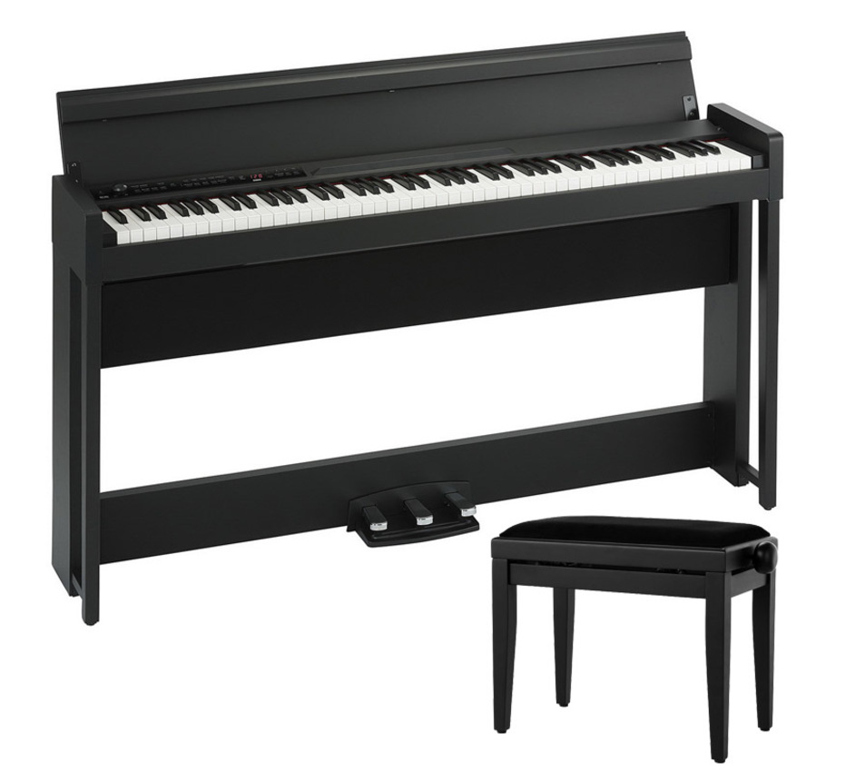 KORG C1 Air BK czarne + ŁAWKA4 KORG C1 Air BK czarne + ŁAWKA4