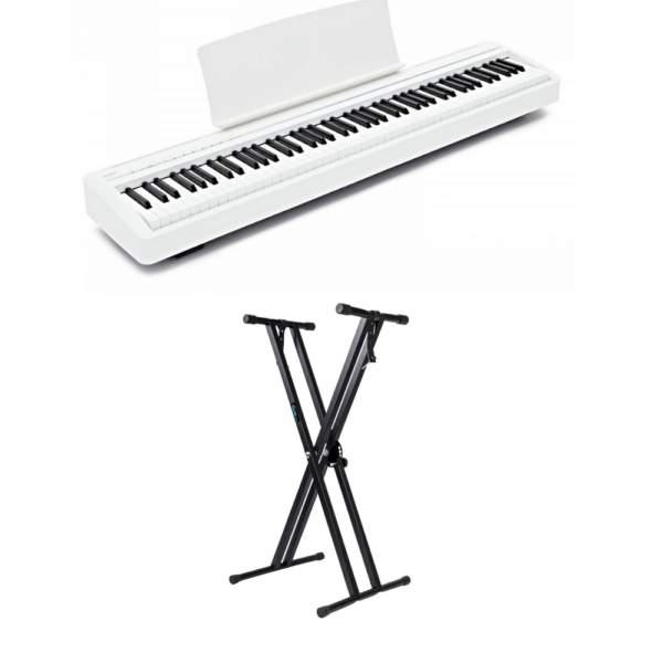 Kawai ES-120 W pianino cyfrowe - zestaw ze statywem