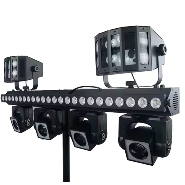 LIGHT4ME MT BAR 3 zestaw oświetleniowy multiefekt świetlny 4w12 LIGHT4ME MT BAR 3 zestaw oświetleniowy multiefekt świetlny 4w12