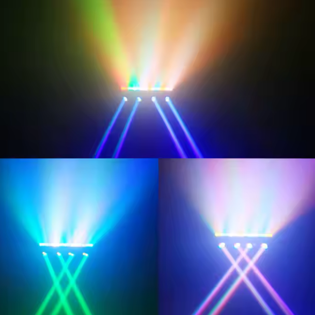 LIGHT4ME MT BAR 3 zestaw oświetleniowy multiefekt świetlny 4w16 LIGHT4ME MT BAR 3 zestaw oświetleniowy multiefekt świetlny 4w16