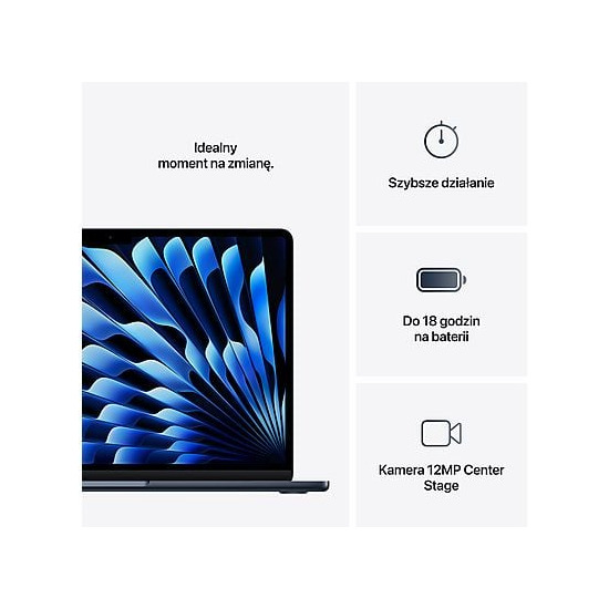 Laptop APPLE MacBook Air 13 M4/16GB/256GB SSD/8C GPU/macOS Północ3 Laptop APPLE MacBook Air 13 M4/16GB/256GB SSD/8C GPU/macOS Północ3