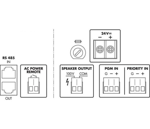 Monacor PA-1250D - Wzmacniacz cyfrowy (klasa D) PA, mono0