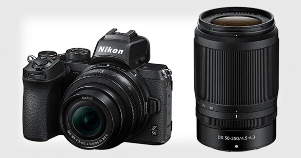 Nikon Z50 + 16-50mm VR DX + 50-250mm VR DX