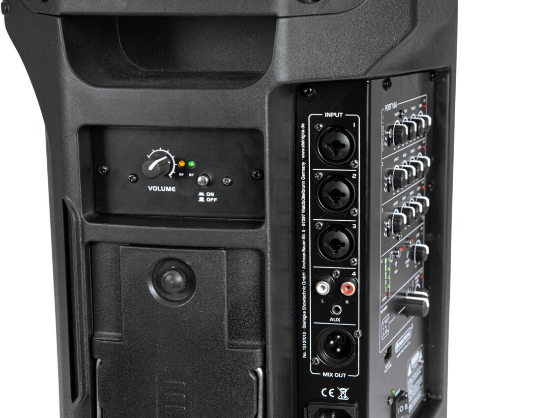 OMNITRONIC PORTY-8A Wireless PA System - mobilna kolumna PA12 OMNITRONIC PORTY-8A Wireless PA System - mobilna kolumna PA12