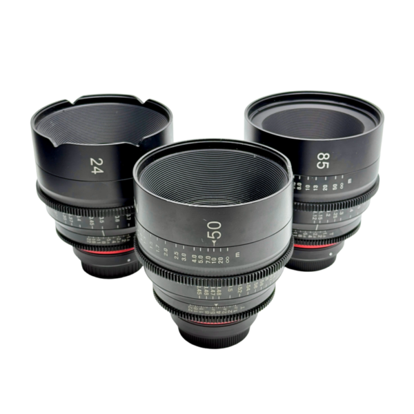Obiektywy Samyang Xeen 24mm, 50mm, 85mm T1.5