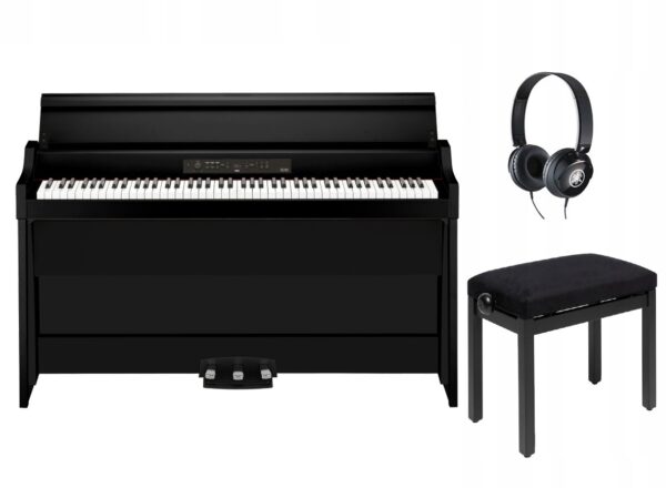 Pianino cyfrowe Korg G1B Air BK + ława + słuchawki w zestawie