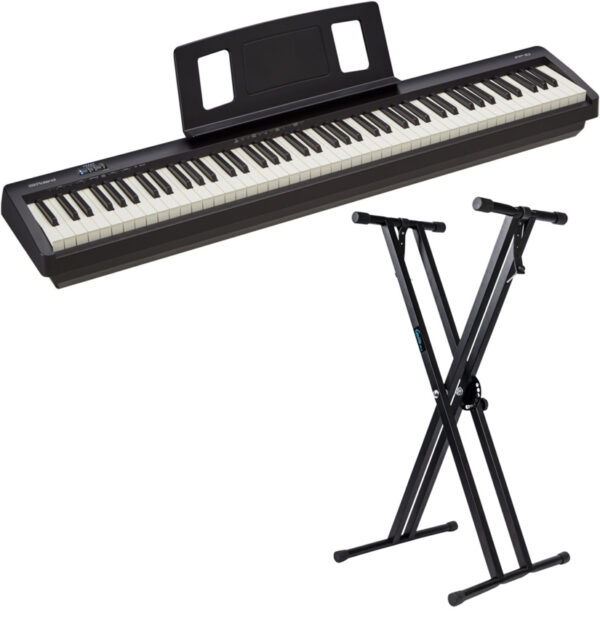 Roland FP-10 pianino cyfrowe ze statywem Guitto