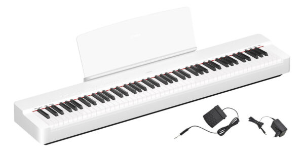 YAMAHA P-225 wh ZESTAW STATYW + PEDAŁY0