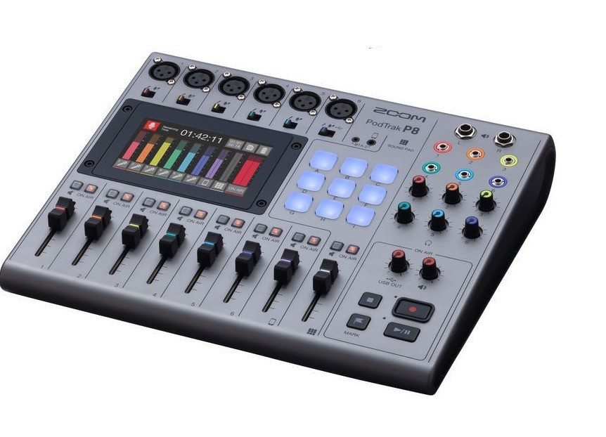 ZOOM PodTrak P8 - rejestrator do podcastów1 ZOOM PodTrak P8 - rejestrator do podcastów1