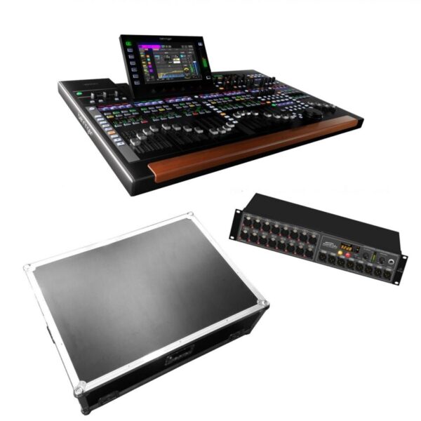 Behringer WING-BK + S16 + case - mikser cyfrowy + case + stage box