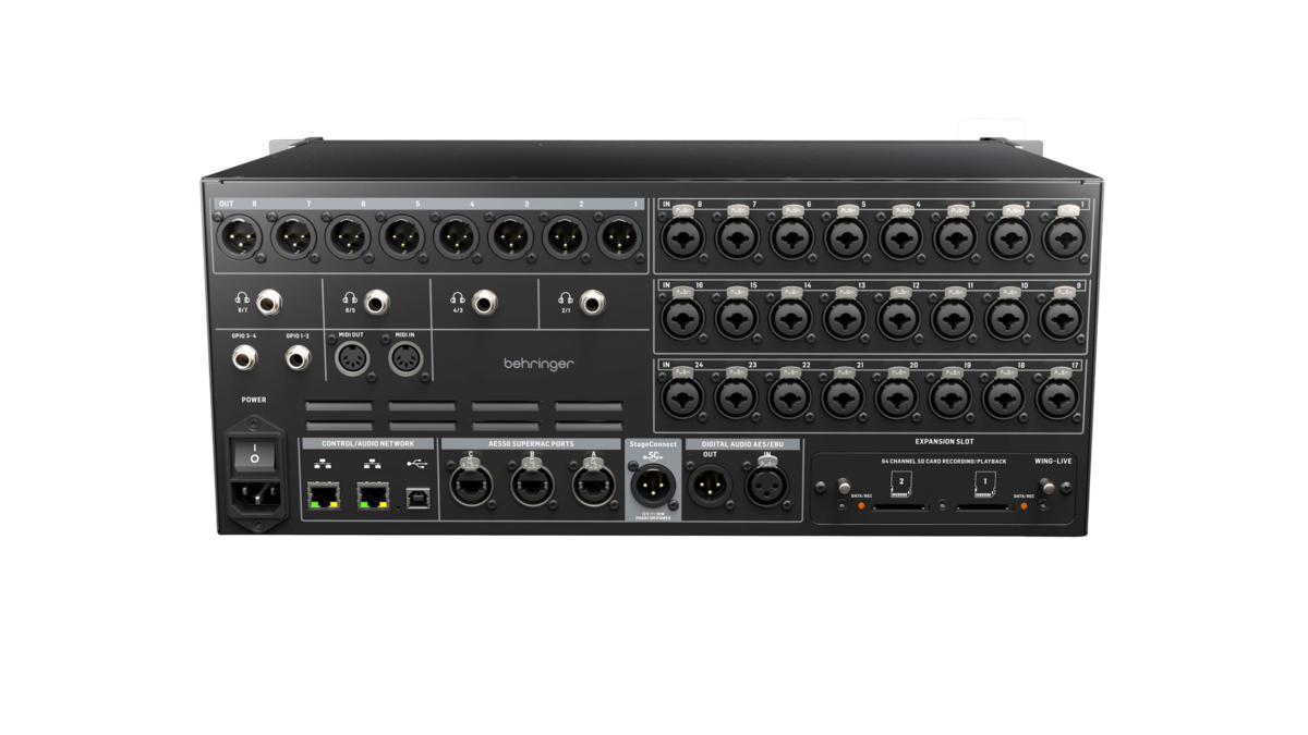 Behringer WING RACK - mikser cyfrowy1 Behringer WING RACK - mikser cyfrowy1