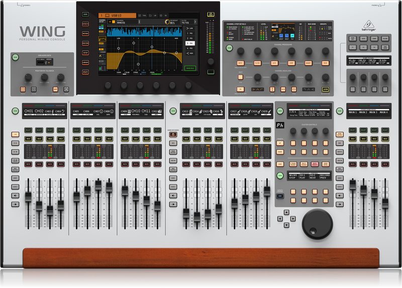 Behringer Wing - Mikser cyfrowy z 96 wejściami i ekranem dotykowym5 Behringer Wing - Mikser cyfrowy z 96 wejściami i ekranem dotykowym5