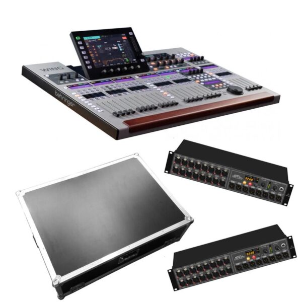 Behringer Wing Set 3 - Mikser cyfrowy + case + 2x stage box